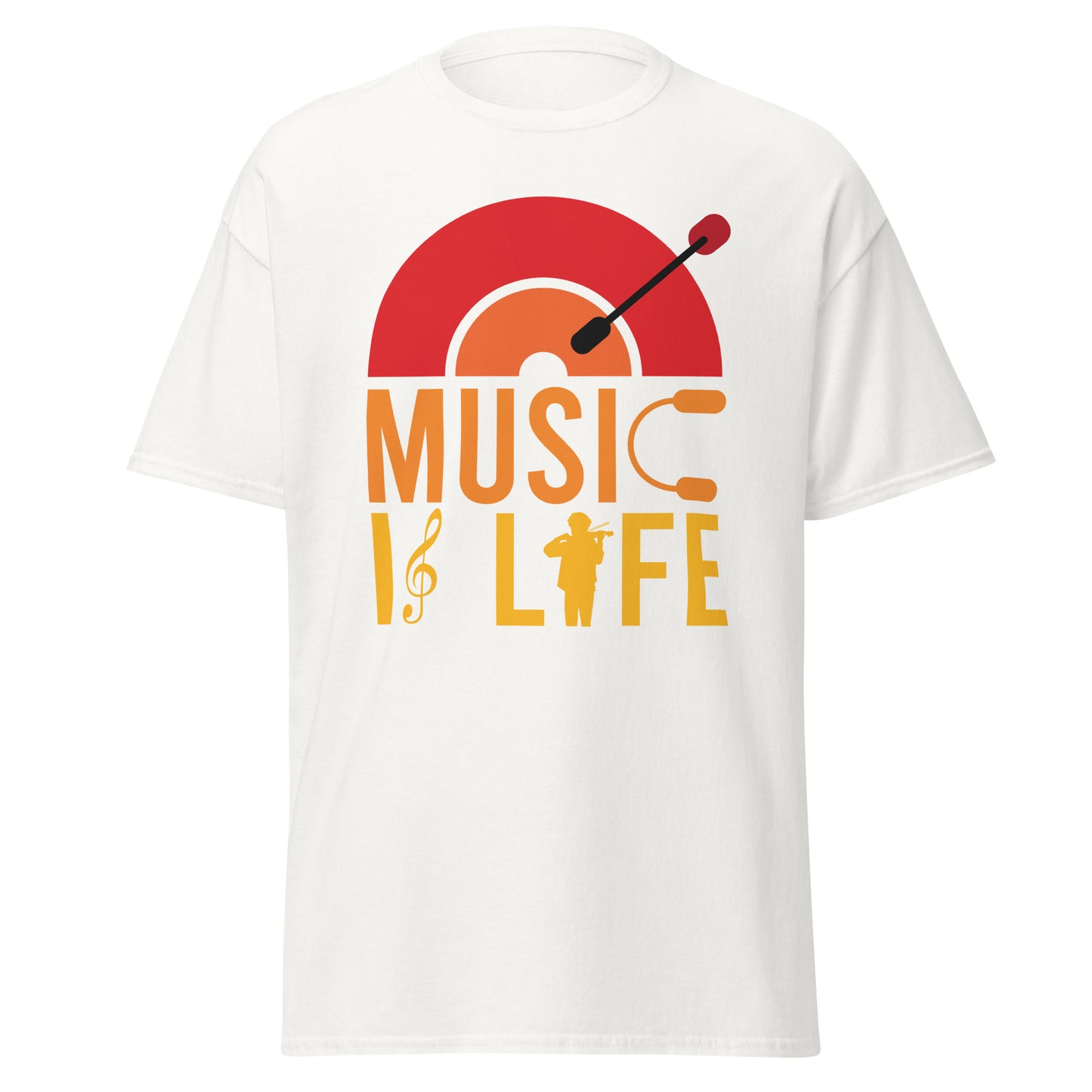 Camiseta La música es vida