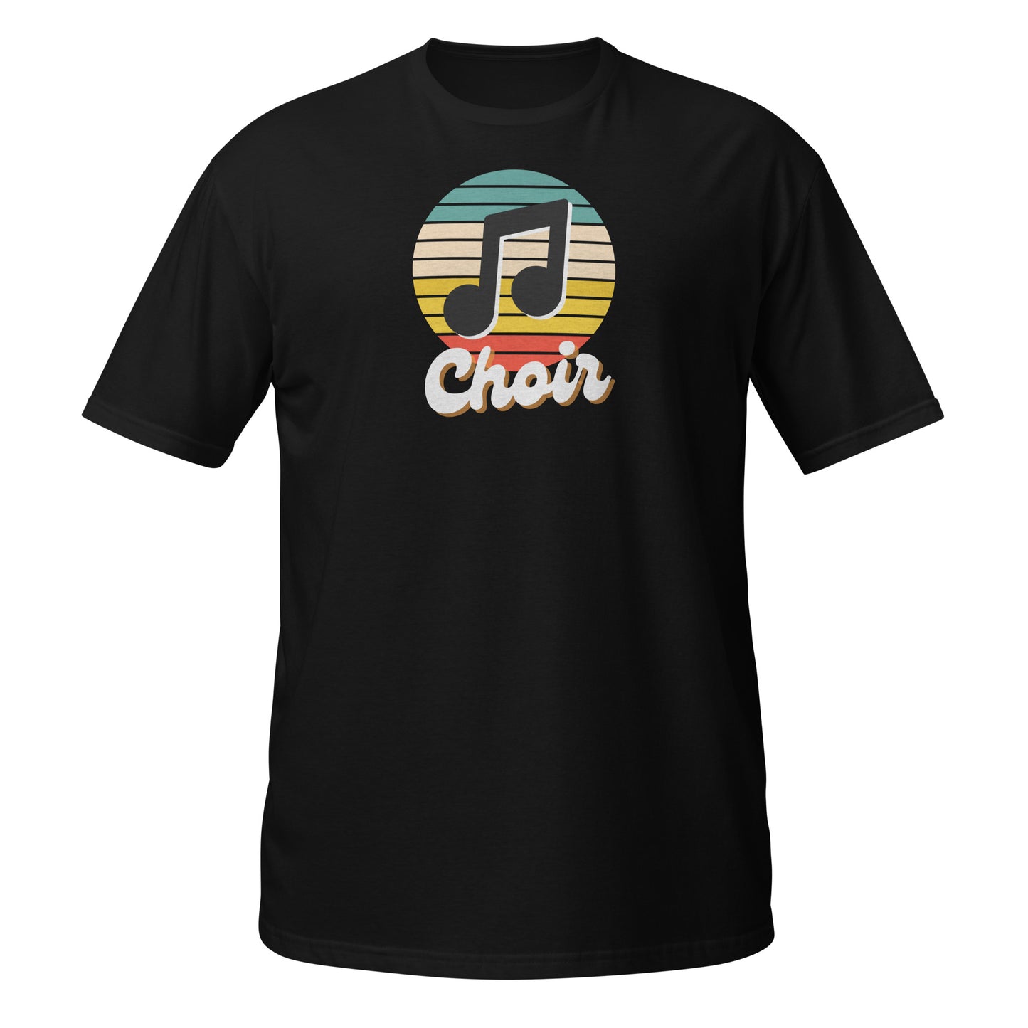 Camiseta con vibraciones de coro retro
