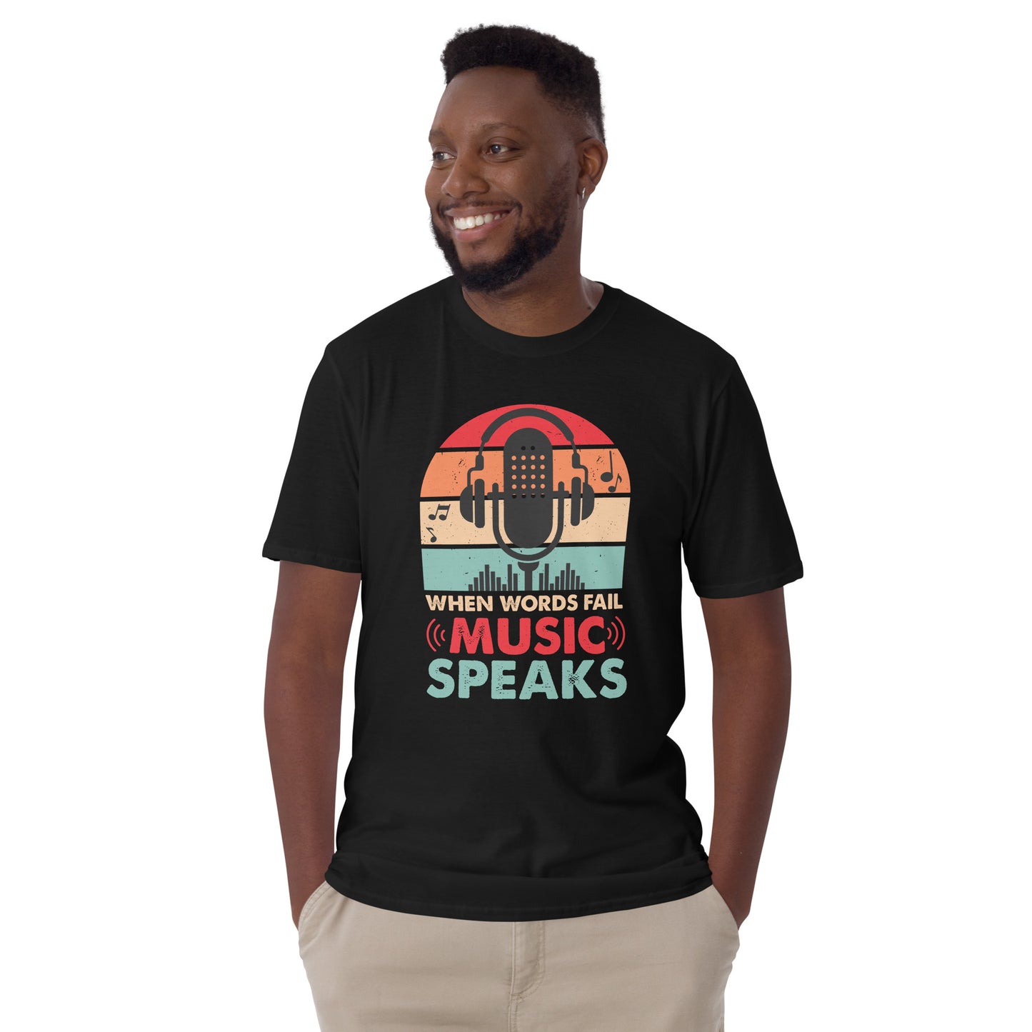 Camiseta Cuando las palabras fallan, la música habla
