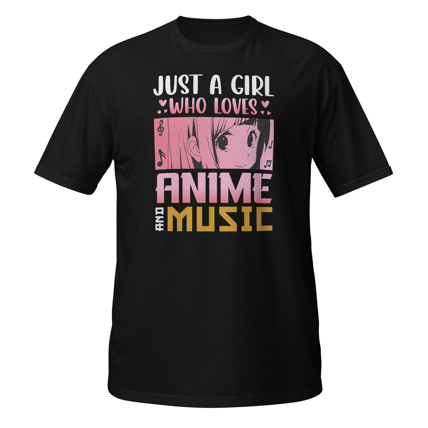 Camiseta "Solo una chica que ama el anime y la música"