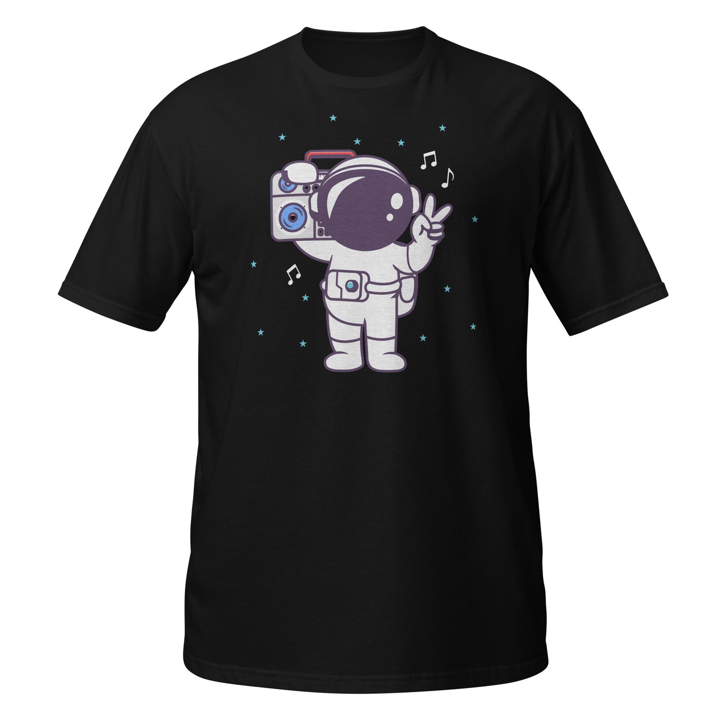 Camiseta gráfica musical de astronauta Space Grooves