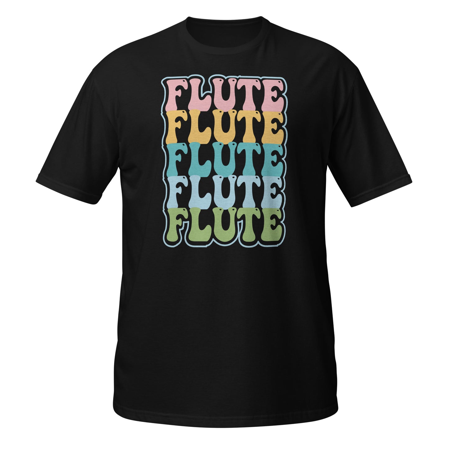 Camiseta retro de flauta