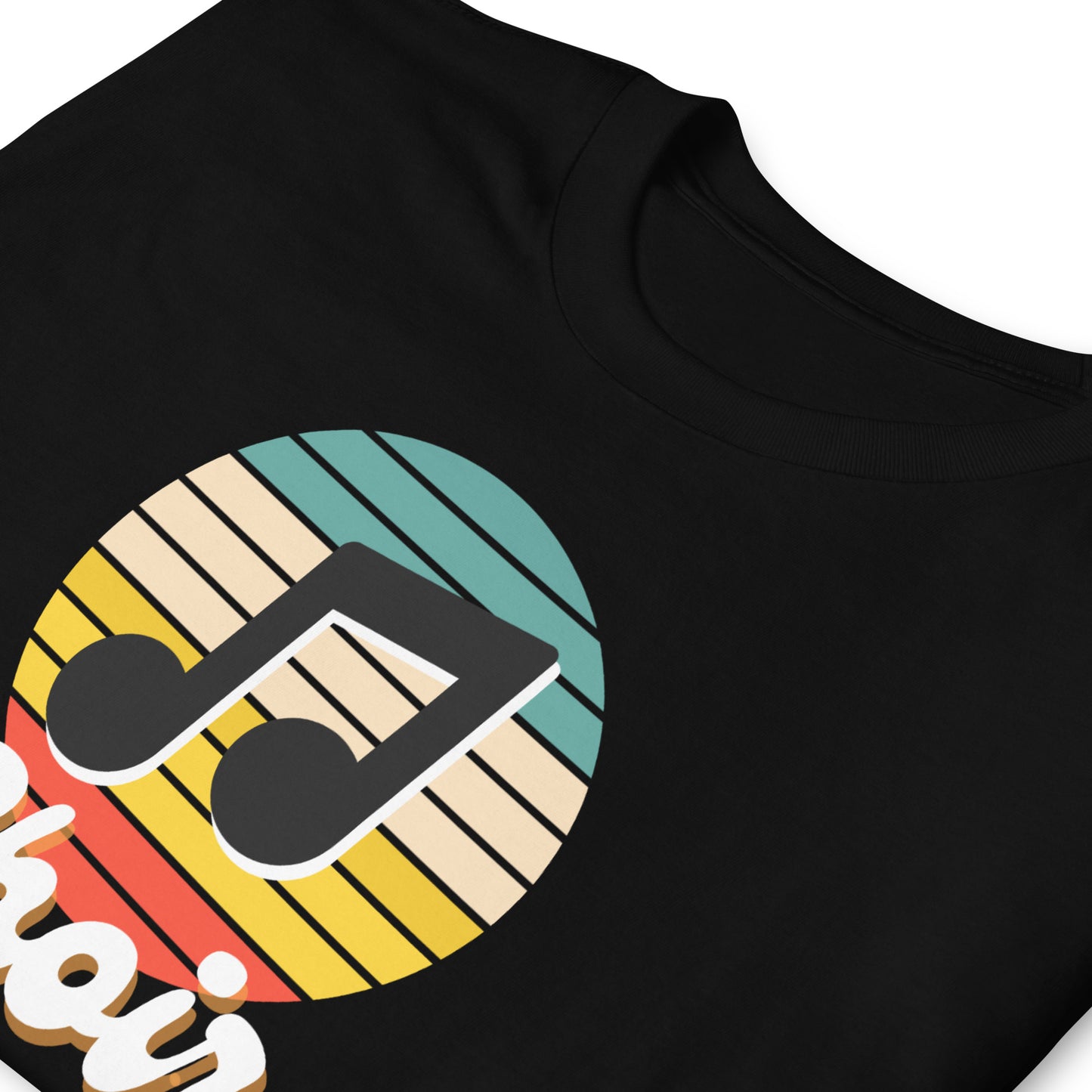 Camiseta con vibraciones de coro retro