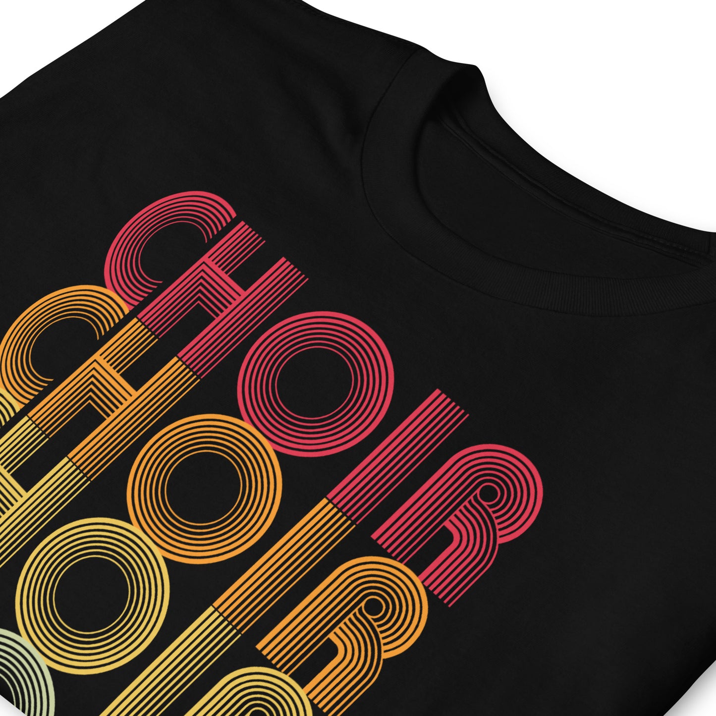 Camiseta con vibraciones de coro retro