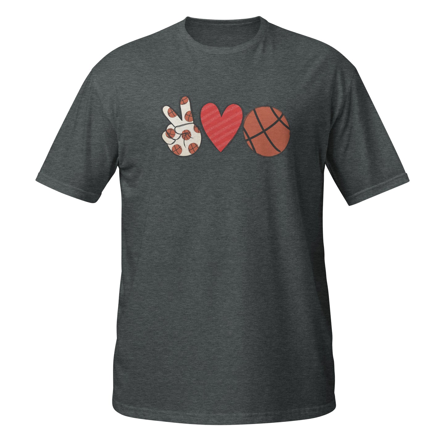 Camiseta de baloncesto Peace Love