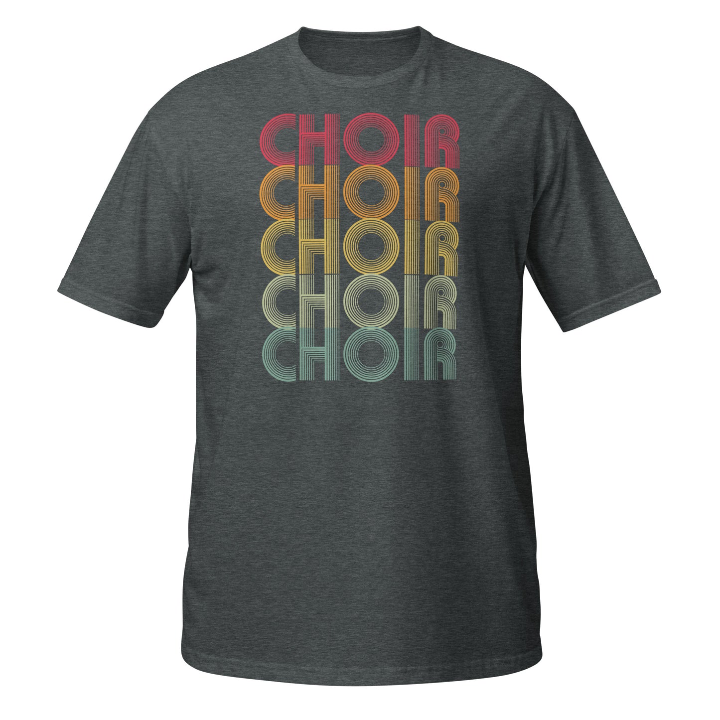 Camiseta con vibraciones de coro retro