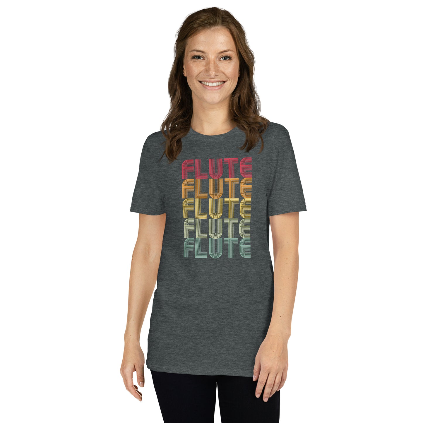 Camiseta retro de flauta