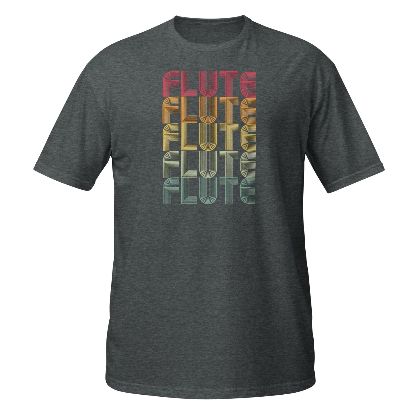 Camiseta retro de flauta
