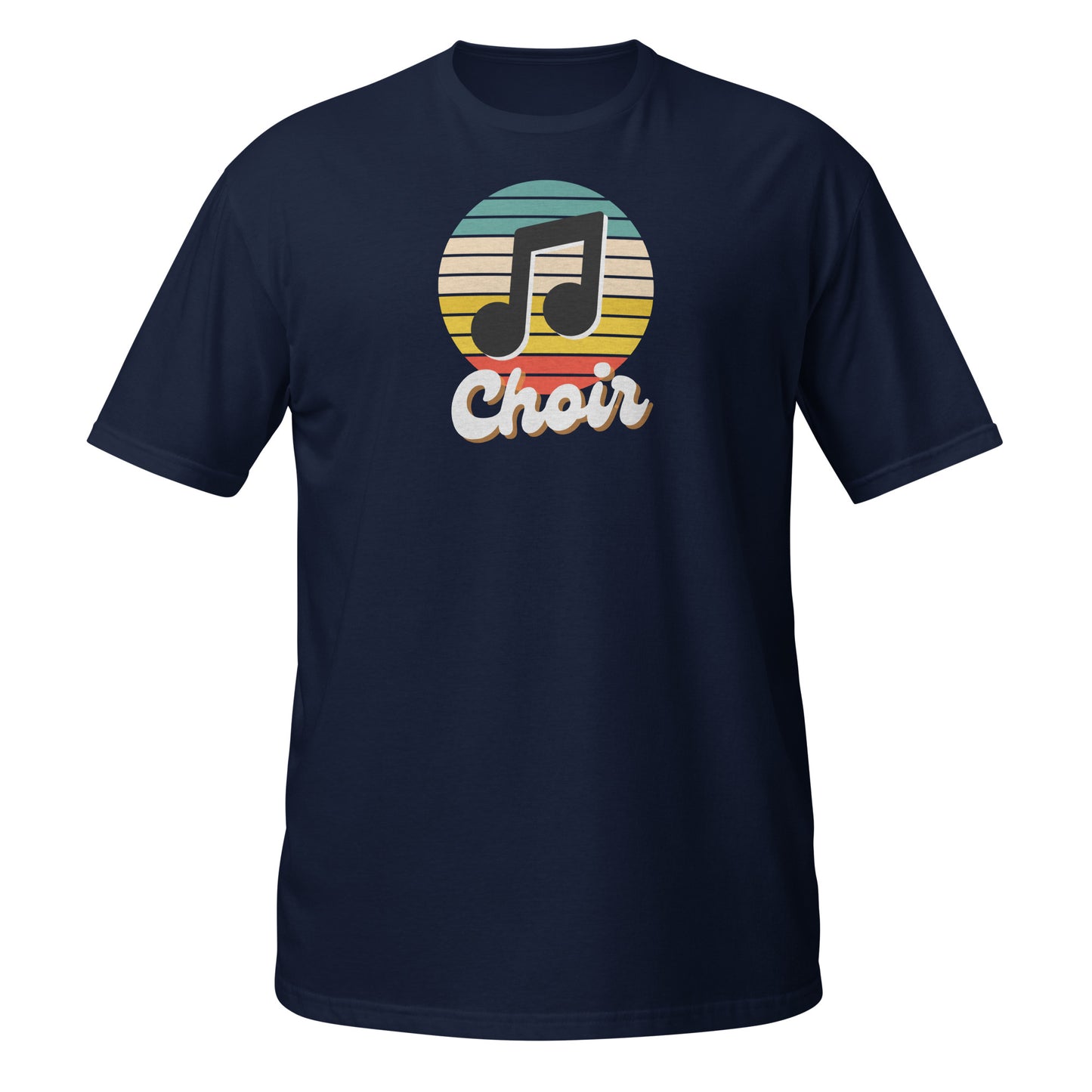 Camiseta con vibraciones de coro retro