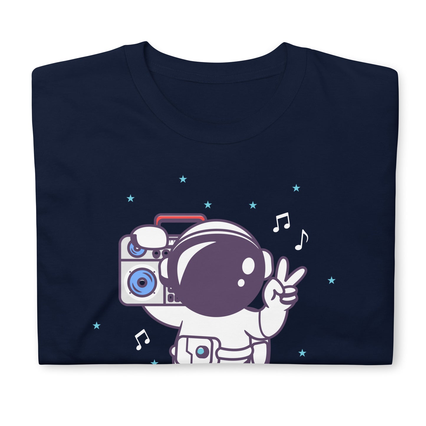 Camiseta gráfica musical de astronauta Space Grooves
