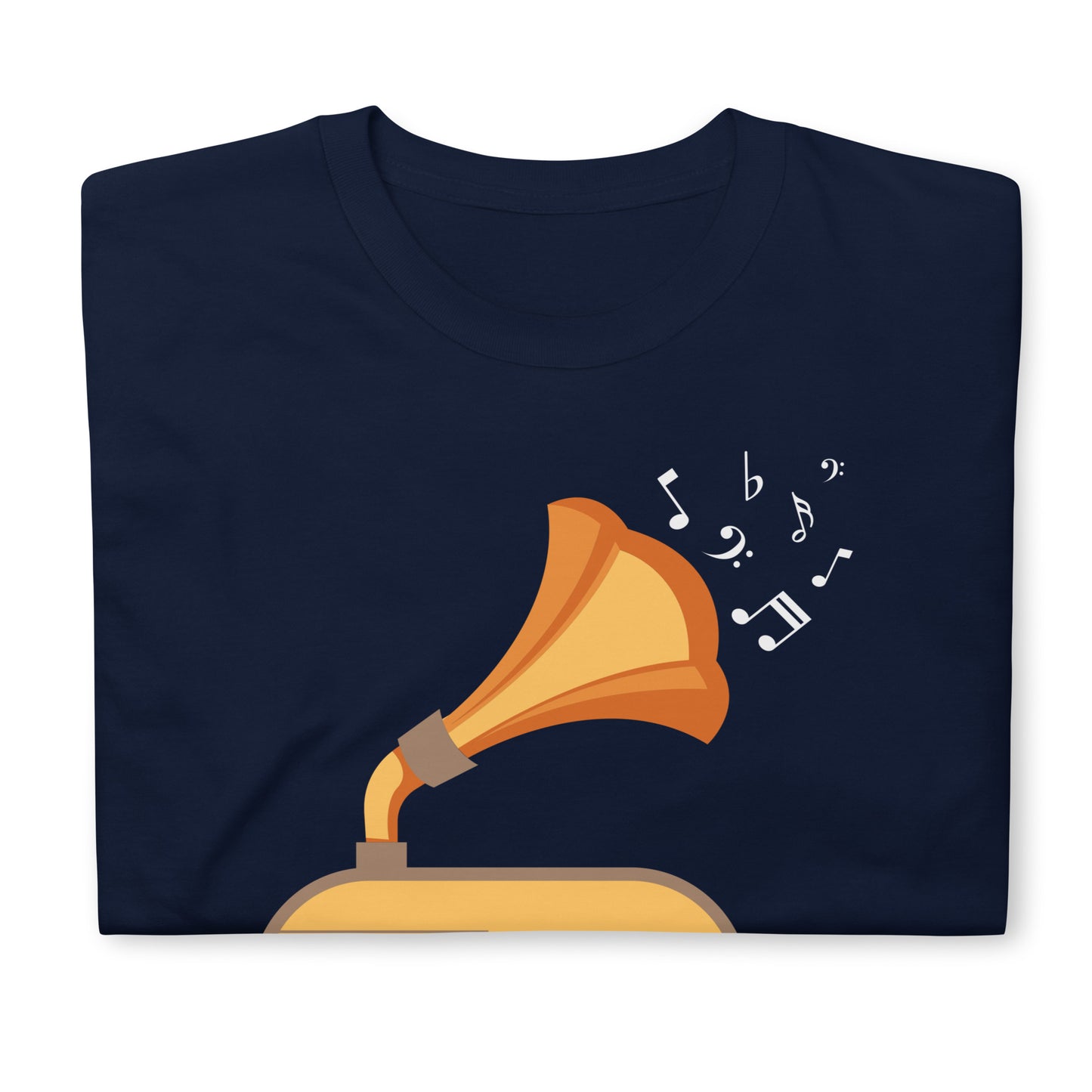 Camiseta de gramófono con vibraciones vintage