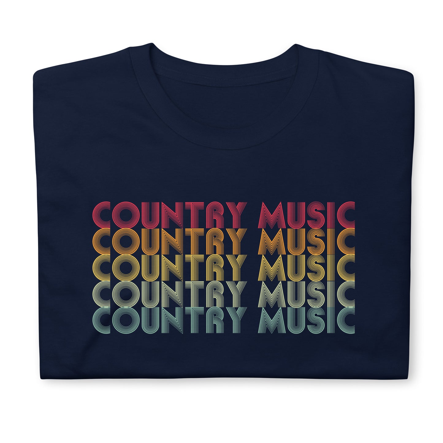Camiseta de música country retro