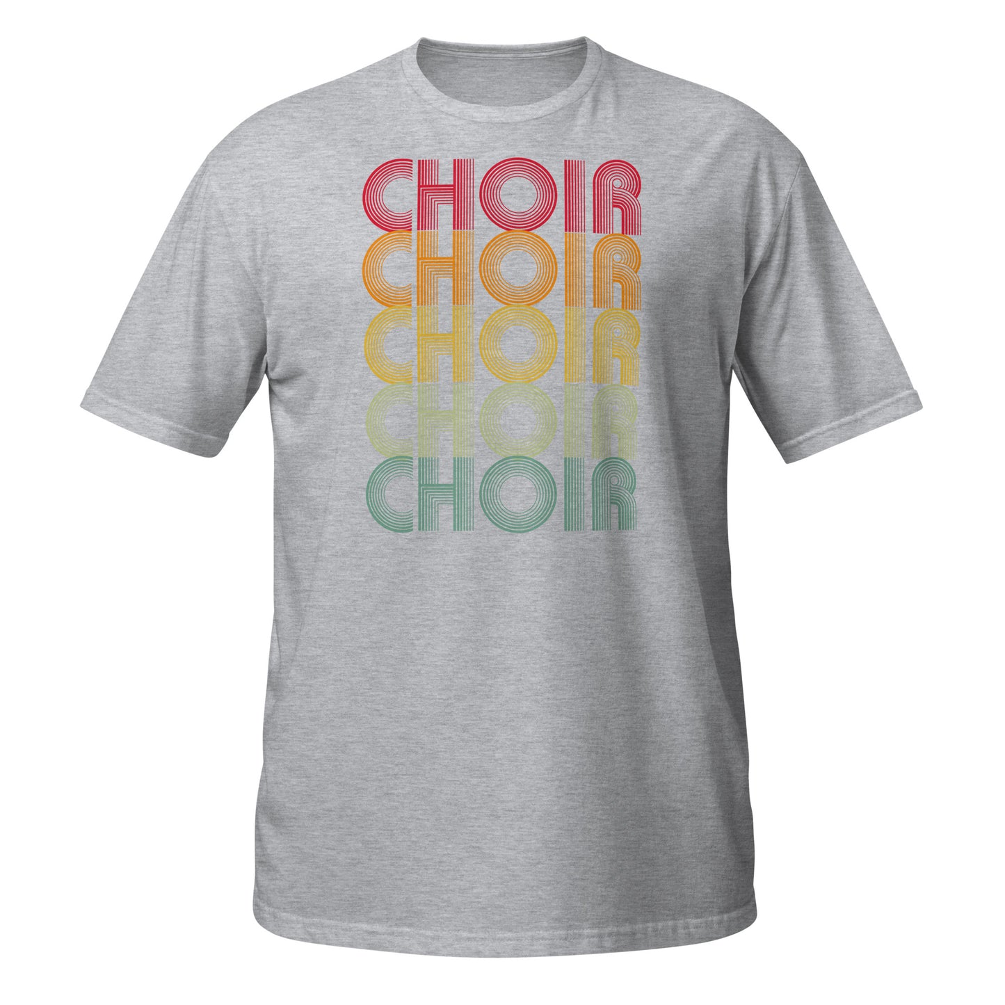 Camiseta con vibraciones de coro retro
