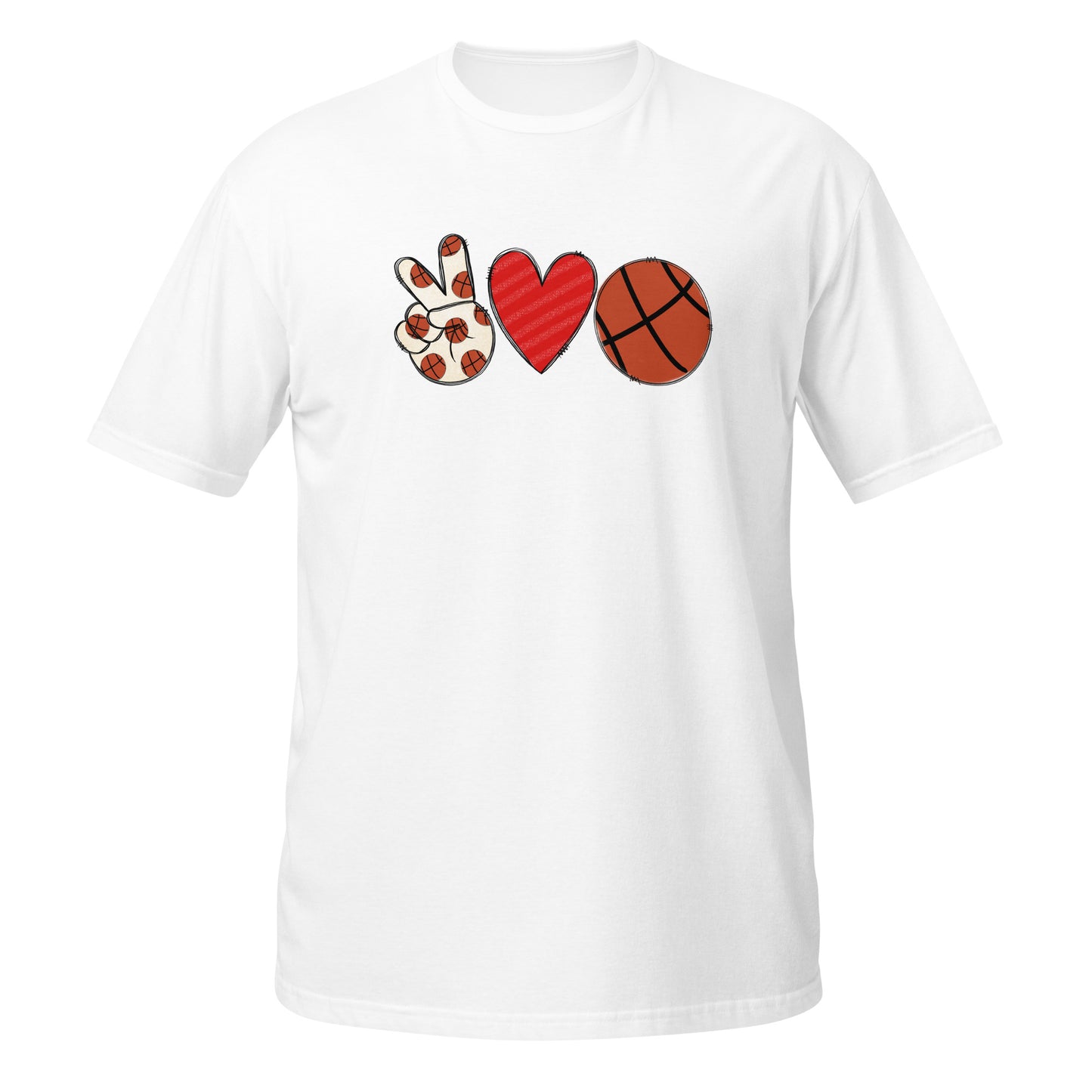 Camiseta de baloncesto Peace Love