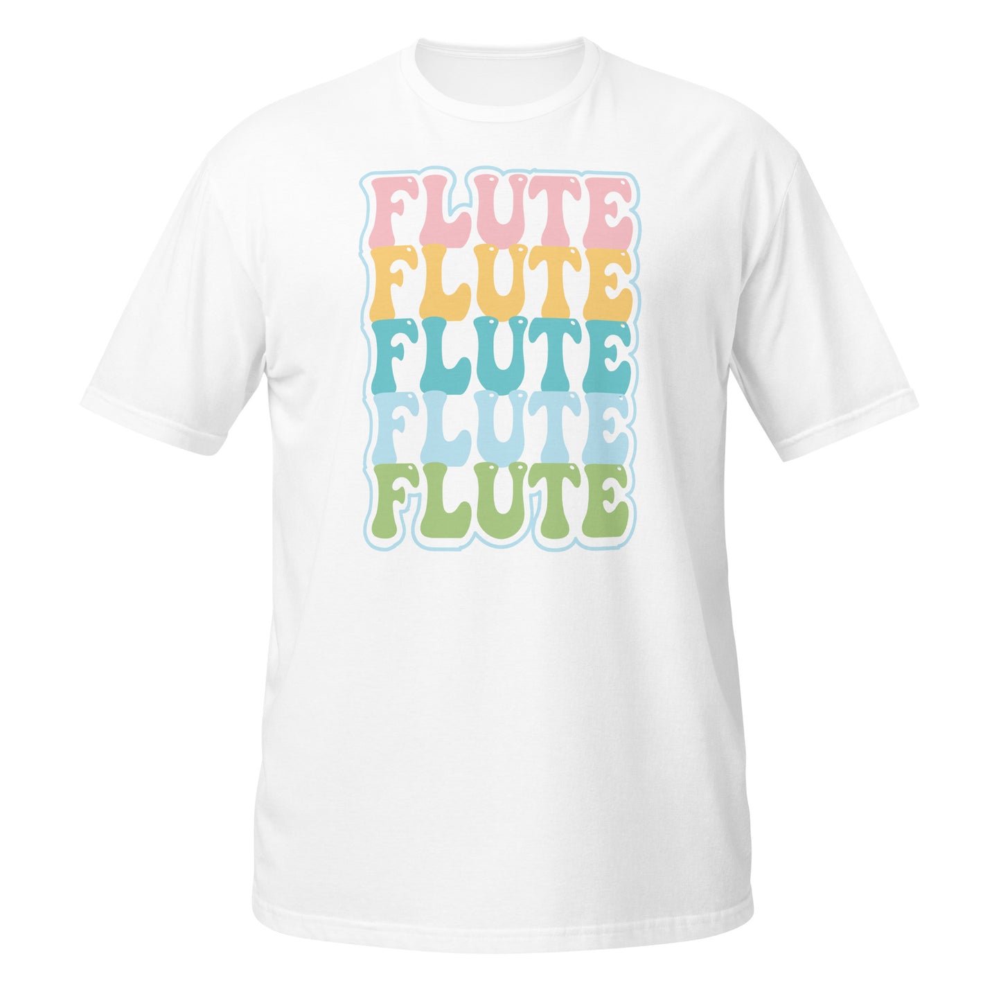 Camiseta retro de flauta