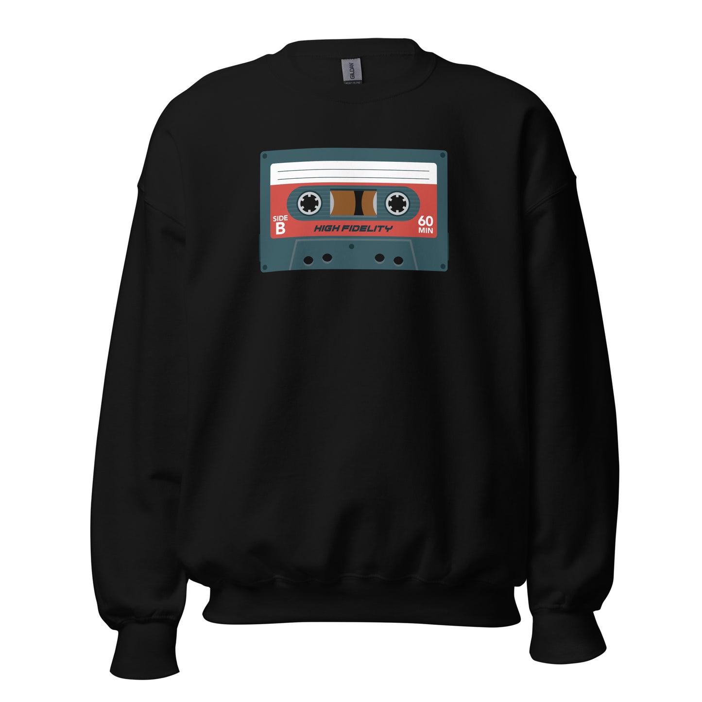 Sudadera con cinta de casete retro
