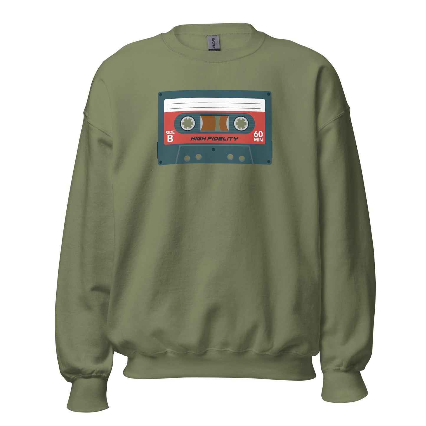 Sudadera con cinta de casete retro