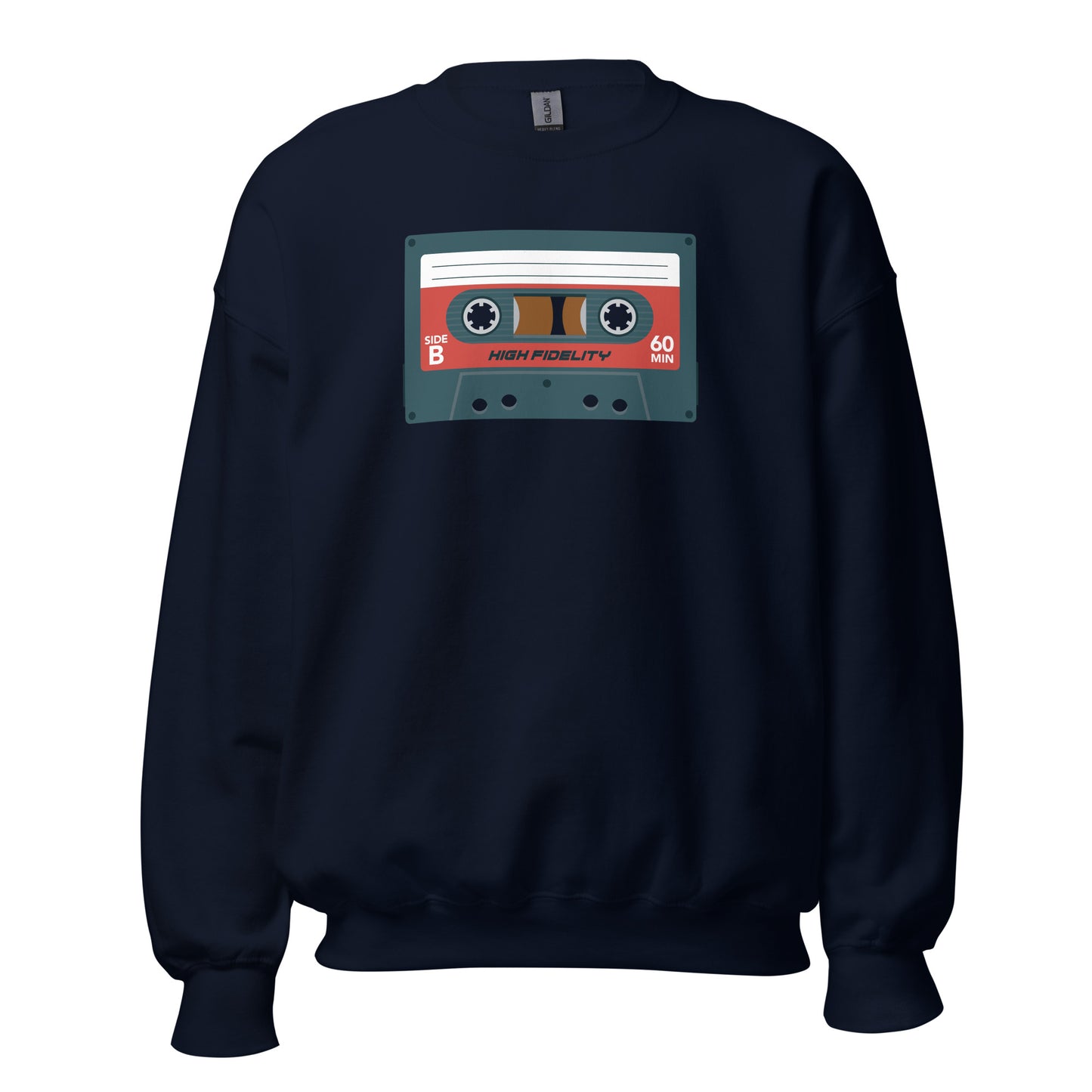 Sudadera con cinta de casete retro