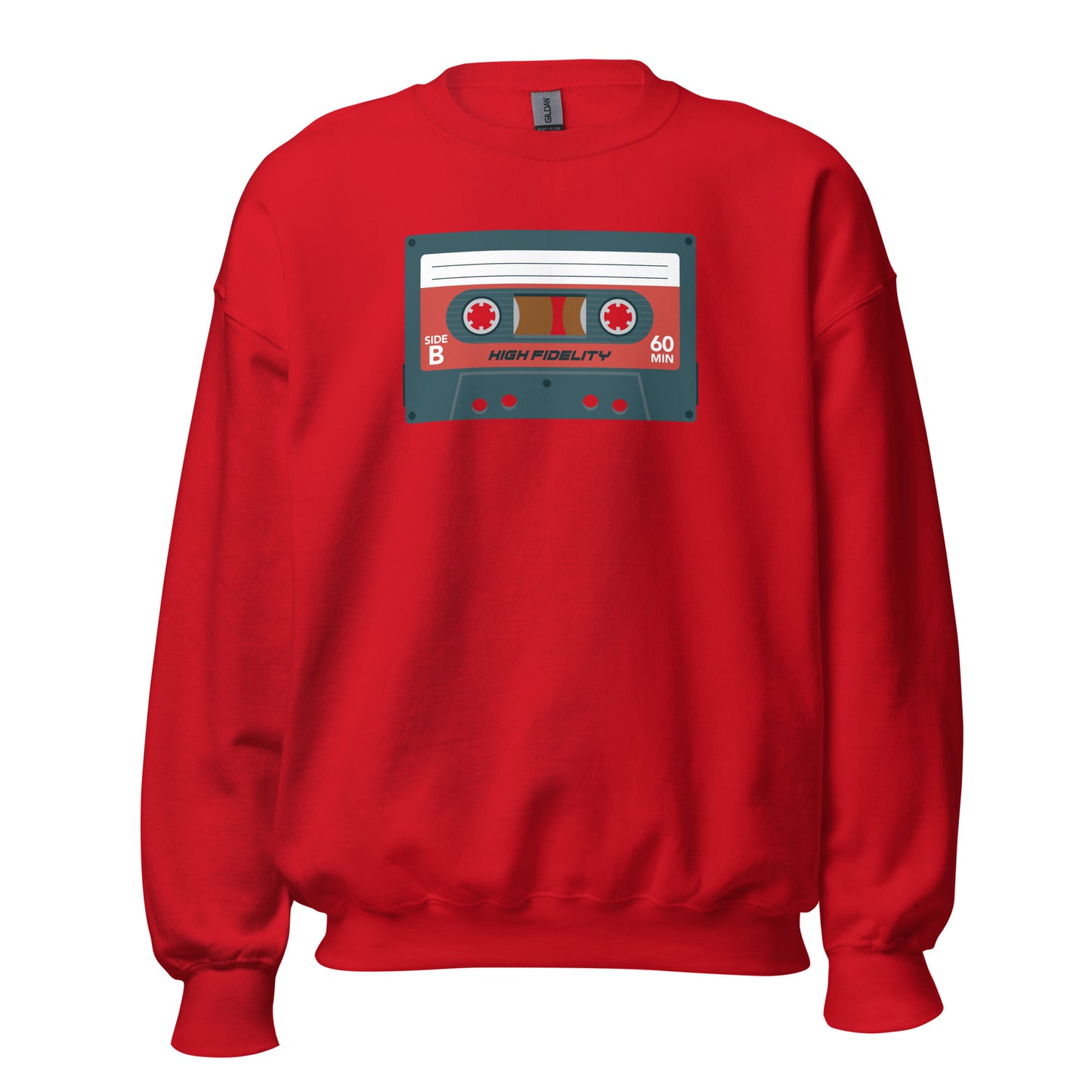 Sudadera con cinta de casete retro
