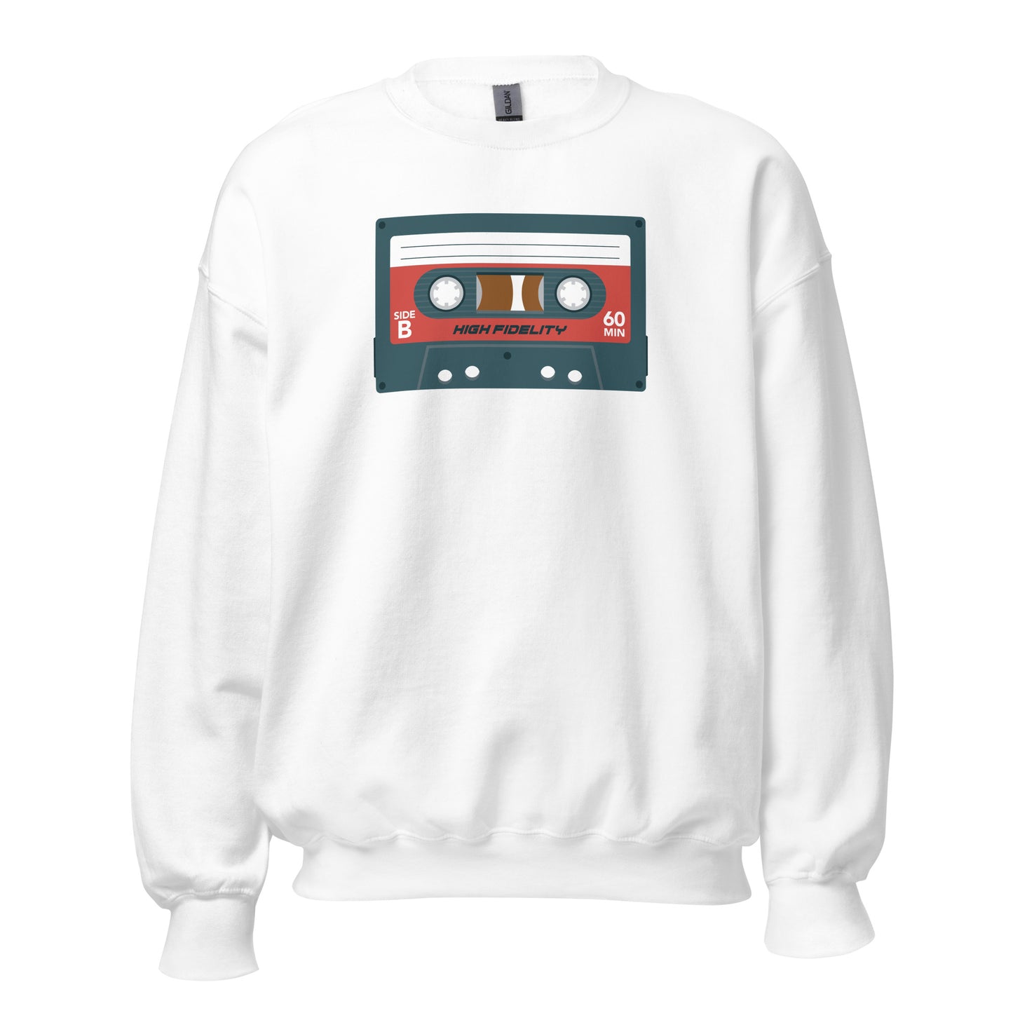 Sudadera con cinta de casete retro