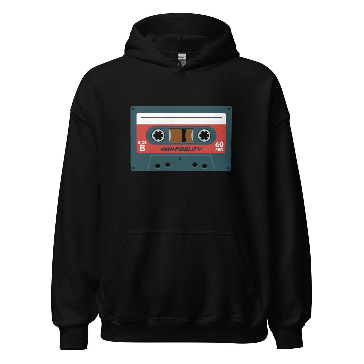 Sudadera con capucha de casete retro