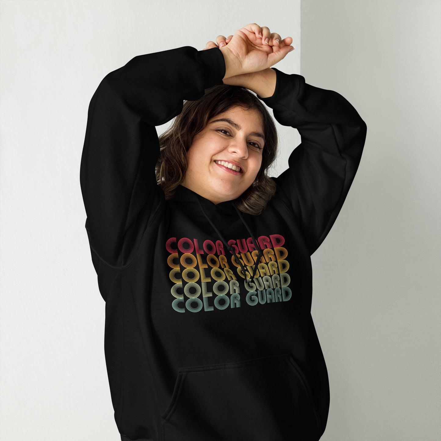 Sudadera con capucha retro de la Guardia de Color