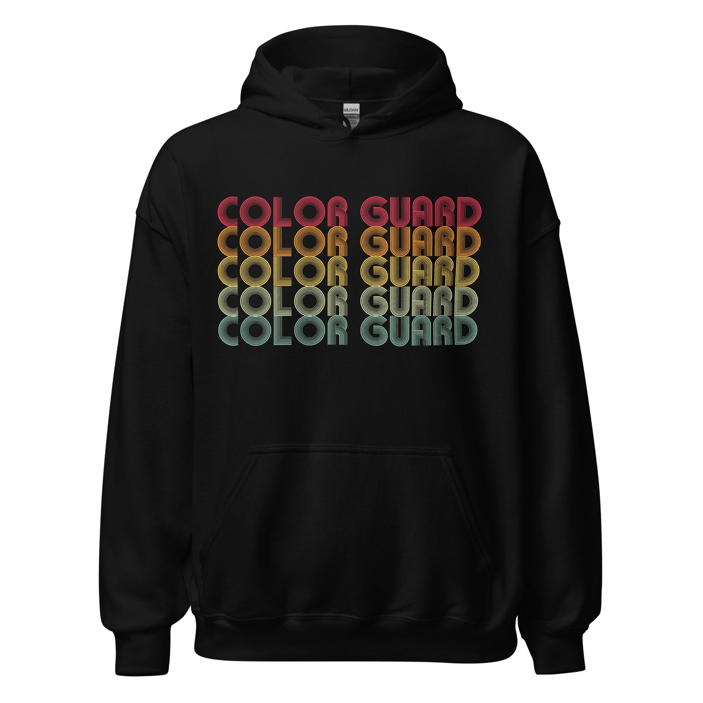 Sudadera con capucha retro de la Guardia de Color