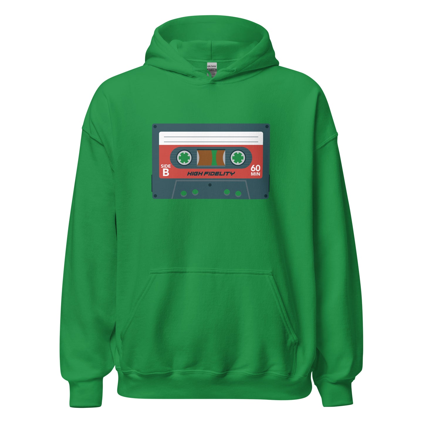 Sudadera con capucha de casete retro