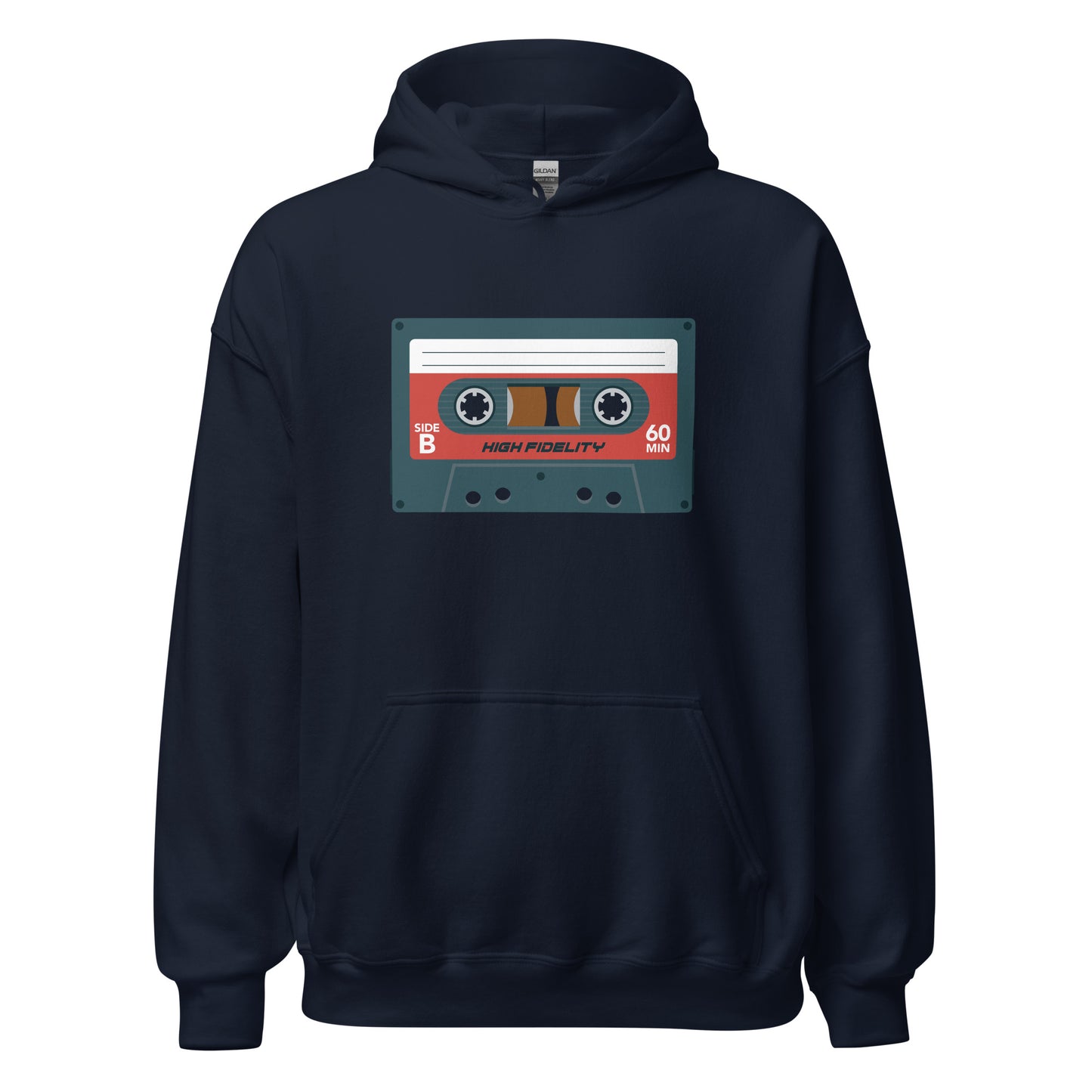 Sudadera con capucha de casete retro