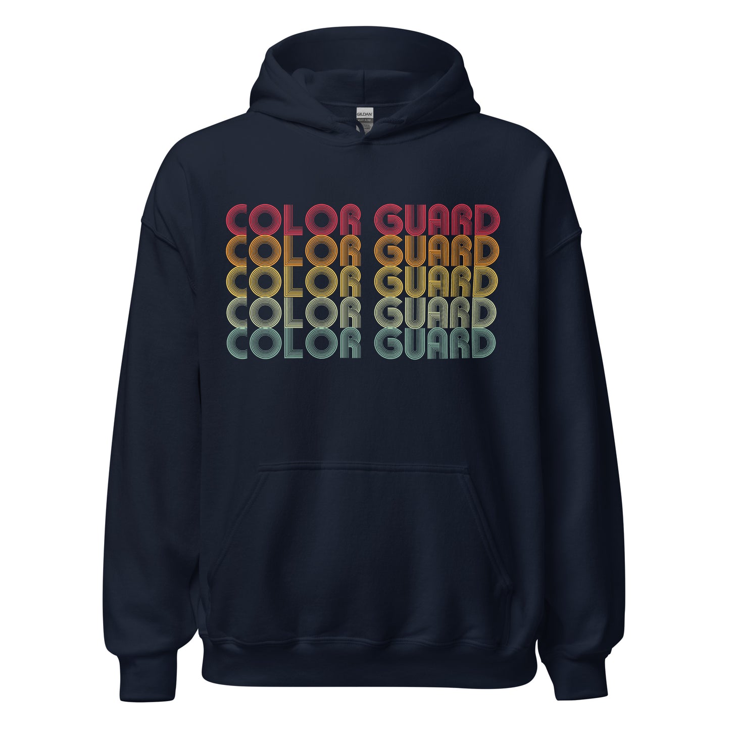 Sudadera con capucha retro de la Guardia de Color