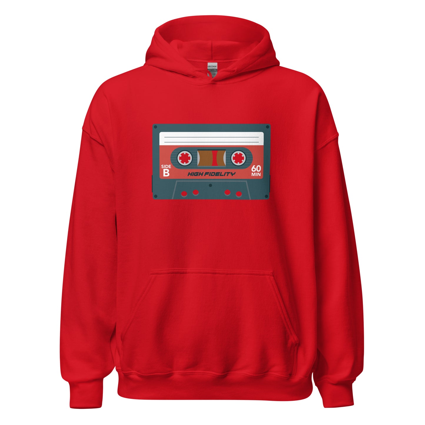 Sudadera con capucha de casete retro