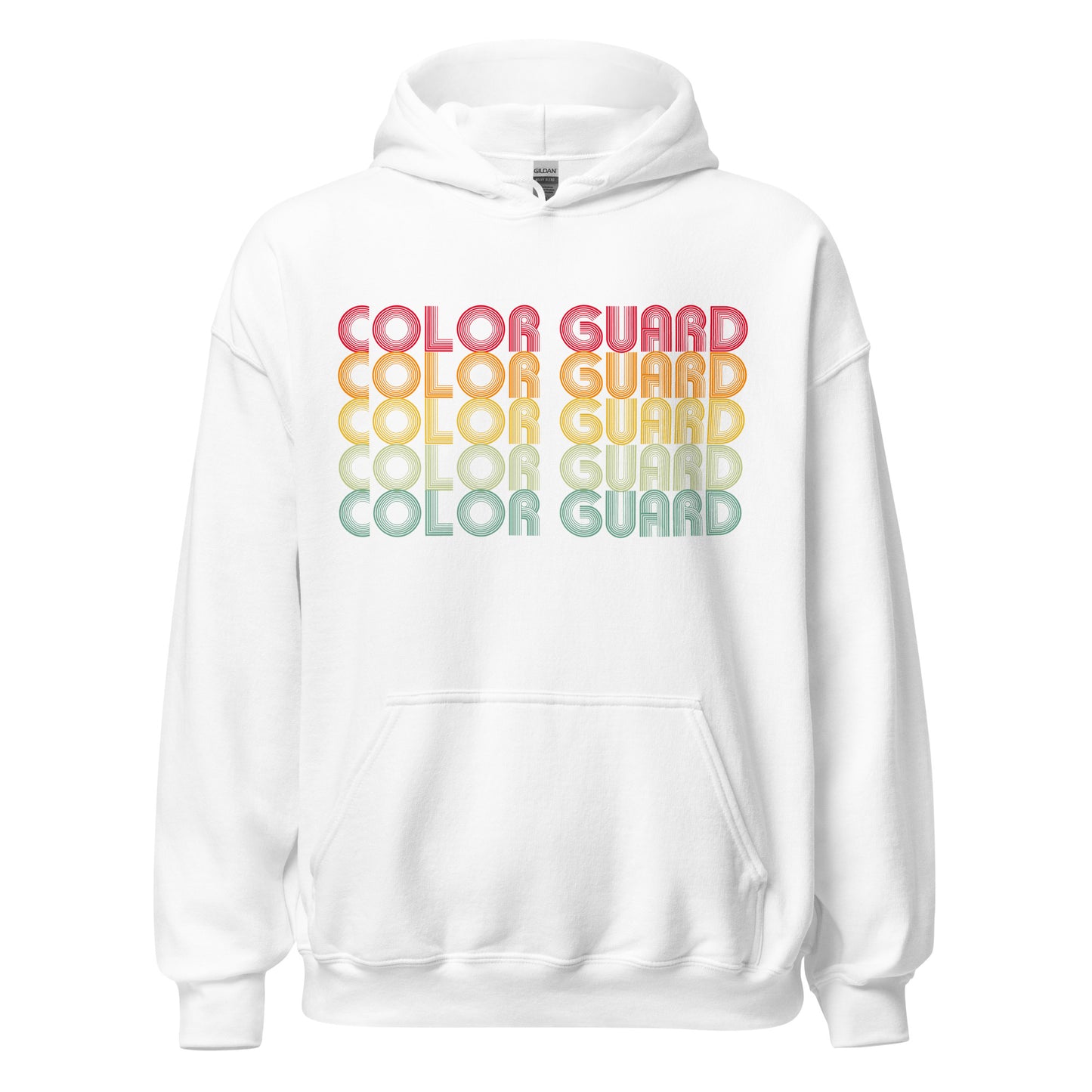 Sudadera con capucha retro de la Guardia de Color