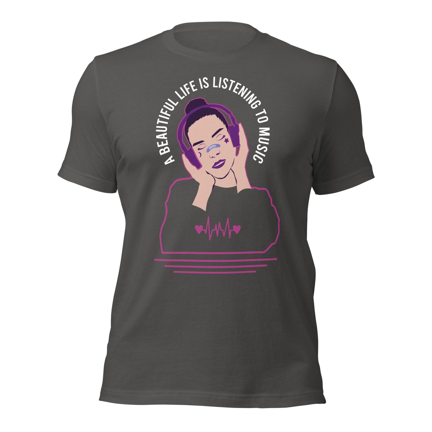 A Beautiful Life is Listening to Music T-shirt