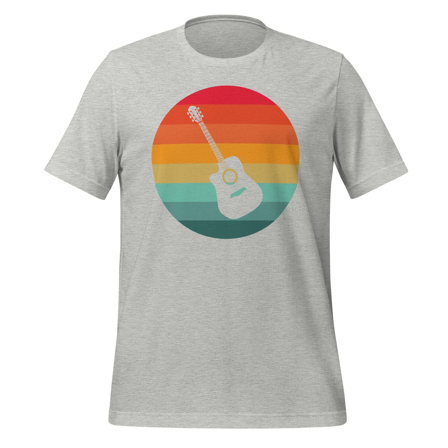 Camiseta con serenata de guitarra al atardecer