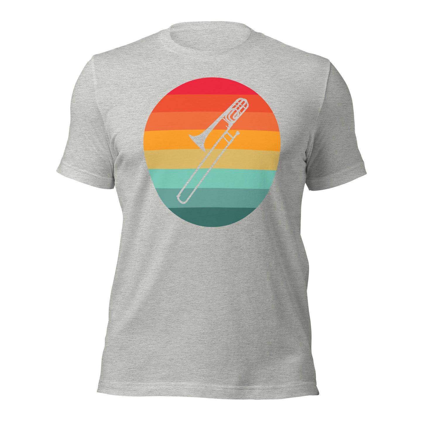Camisa con serenata de trombón al atardecer