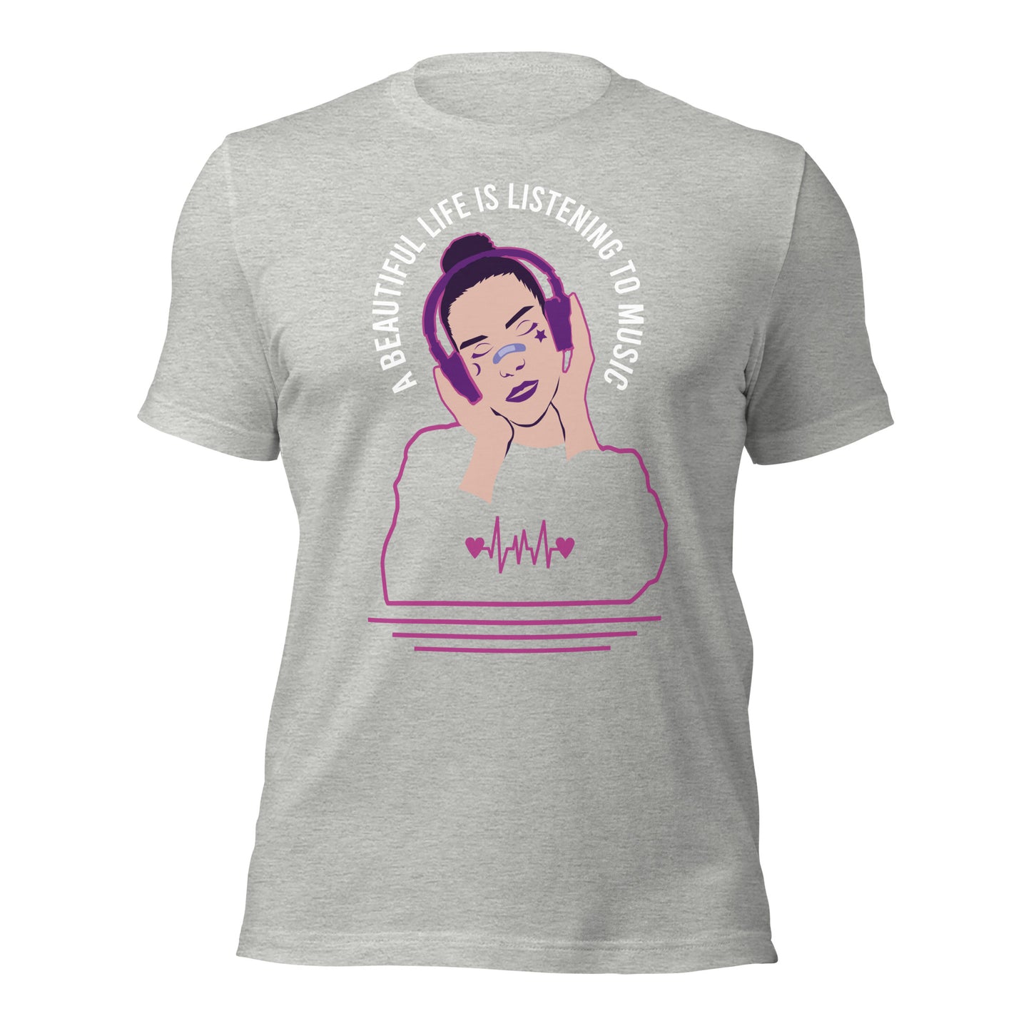 A Beautiful Life is Listening to Music T-shirt