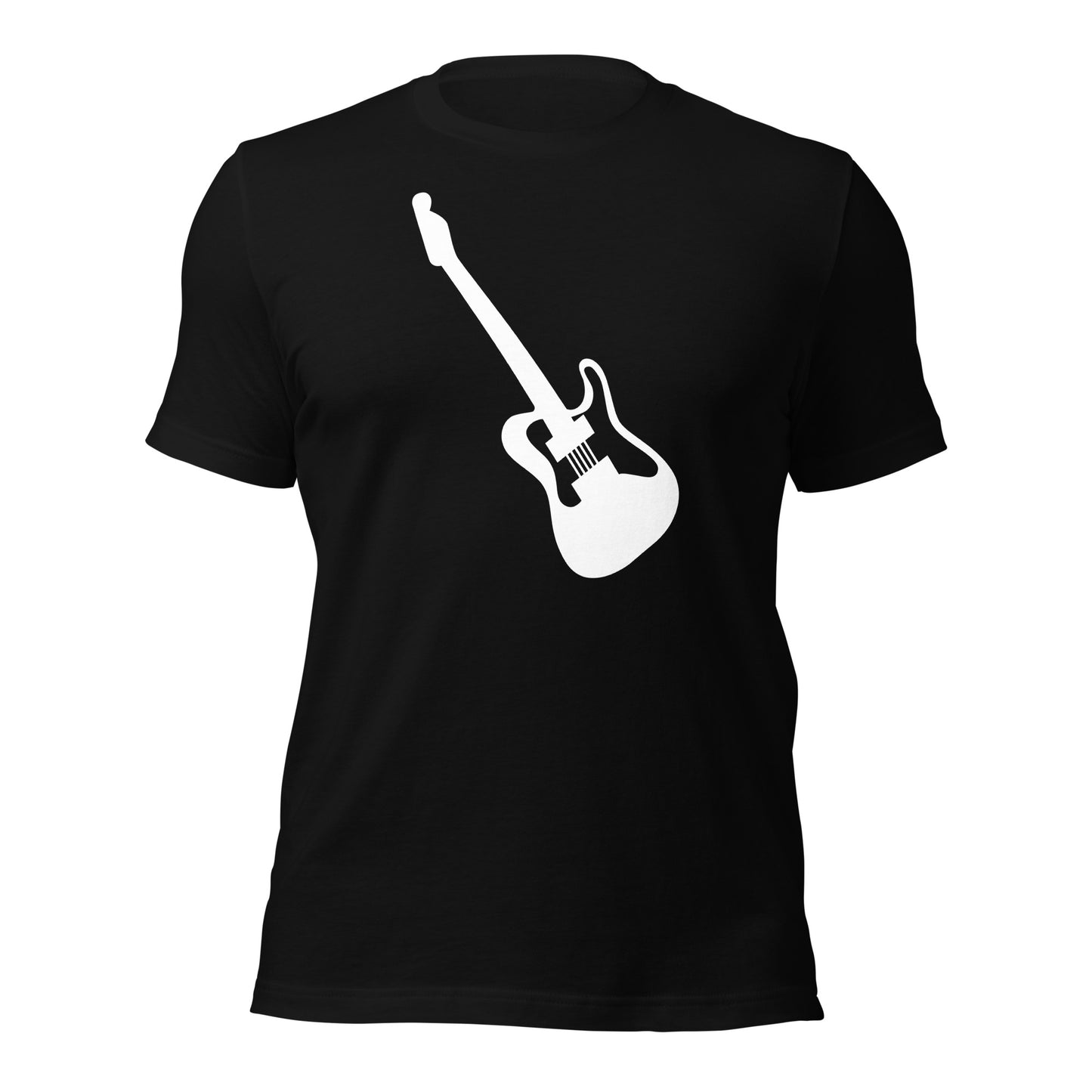 Camiseta para entusiastas de la guitarra eléctrica de cuerpo sólido