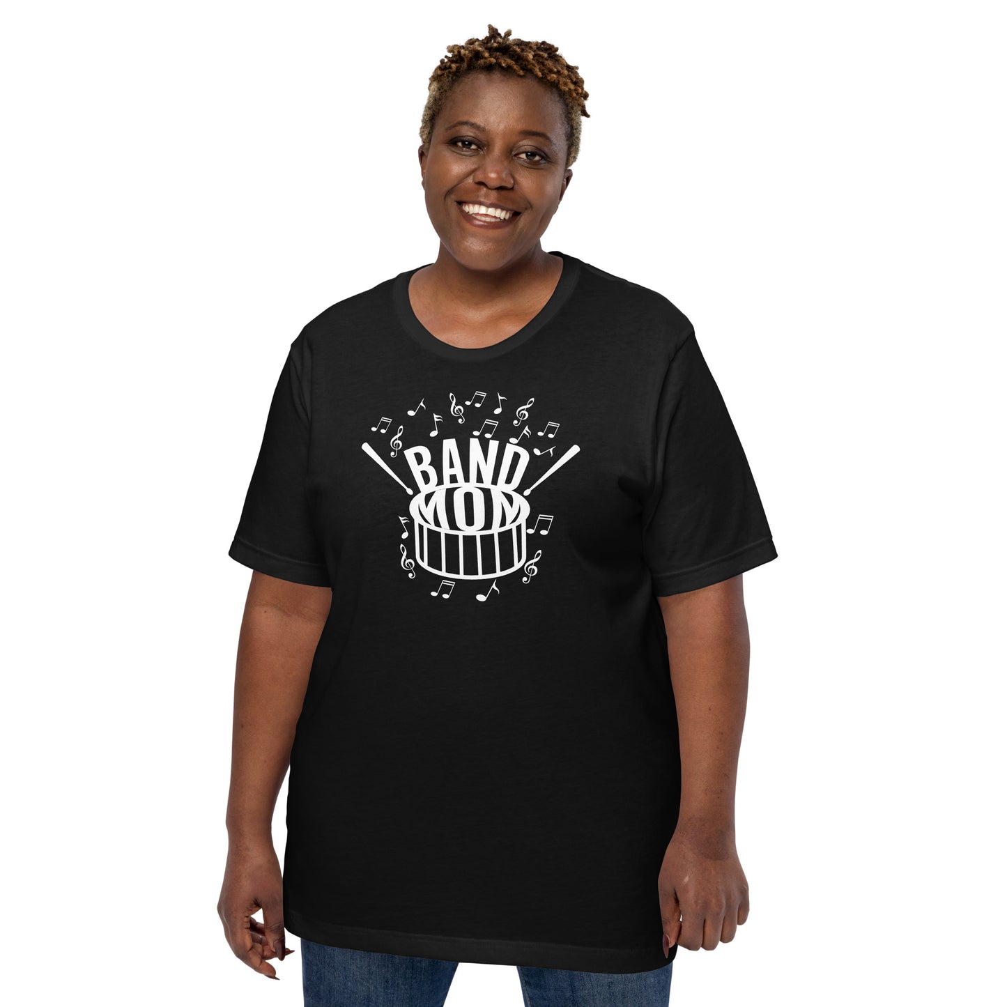 Camiseta de baterista de mamá de banda
