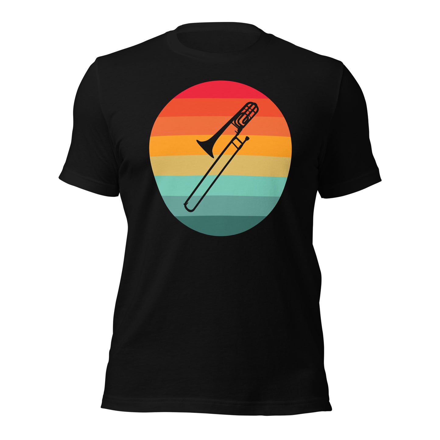 Camisa con serenata de trombón al atardecer
