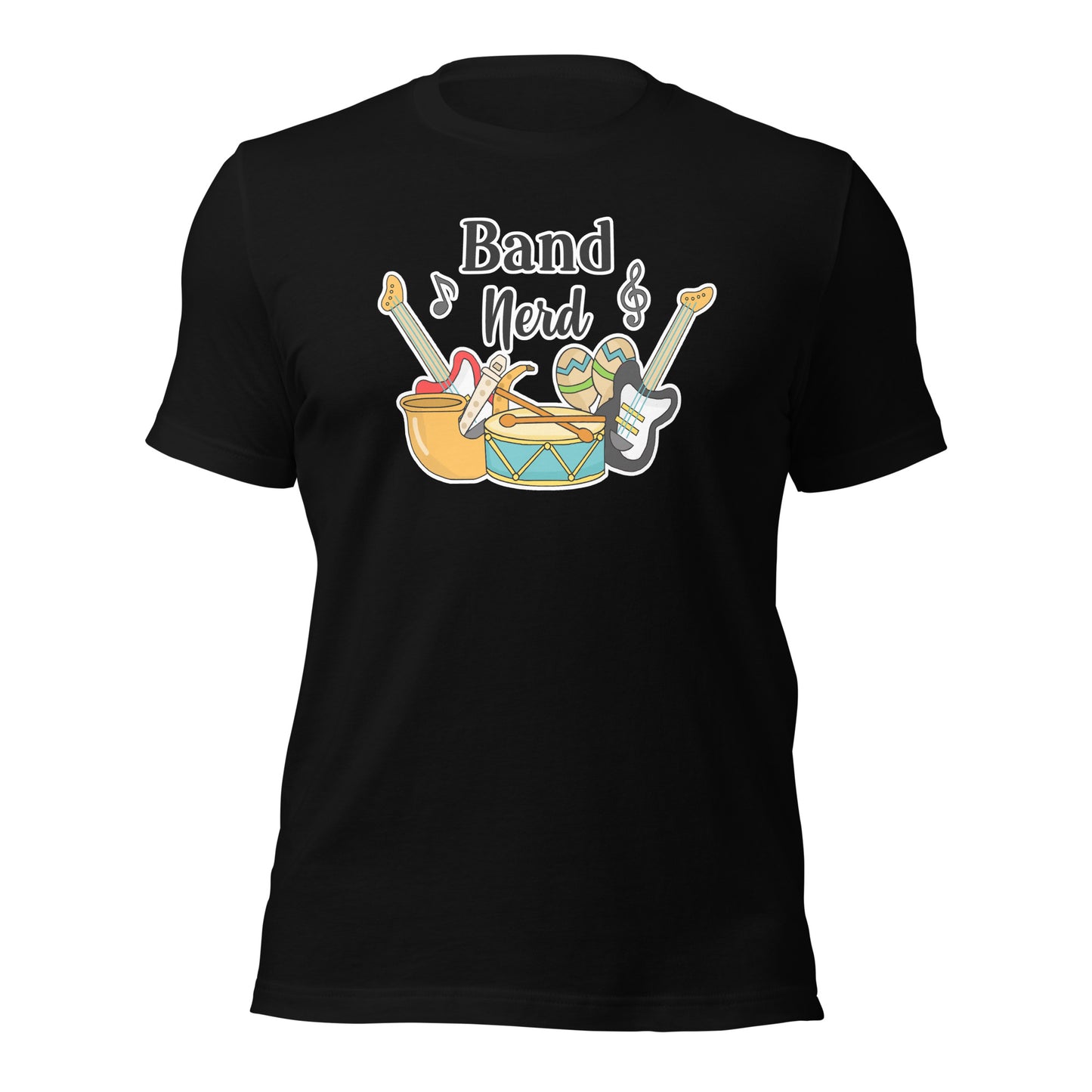 Camiseta de nerd de banda
