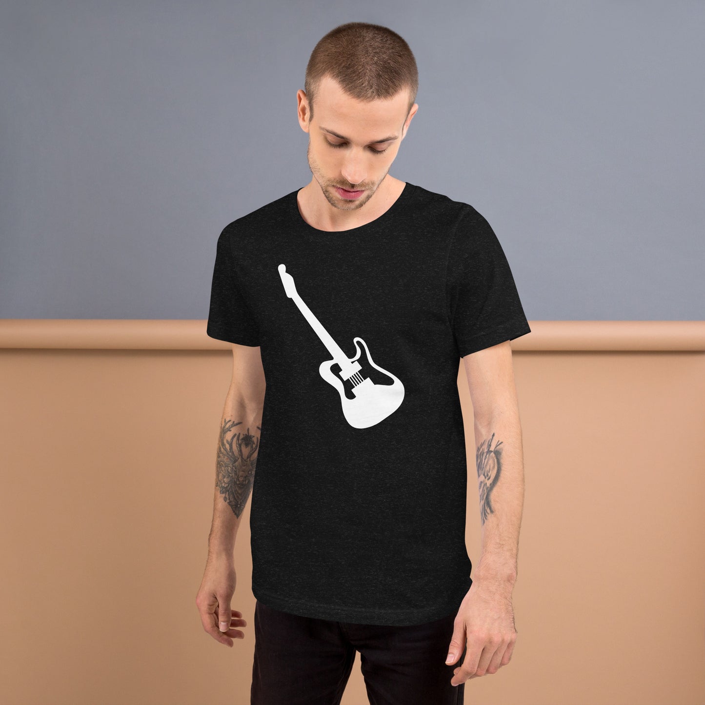 Camiseta para entusiastas de la guitarra eléctrica de cuerpo sólido
