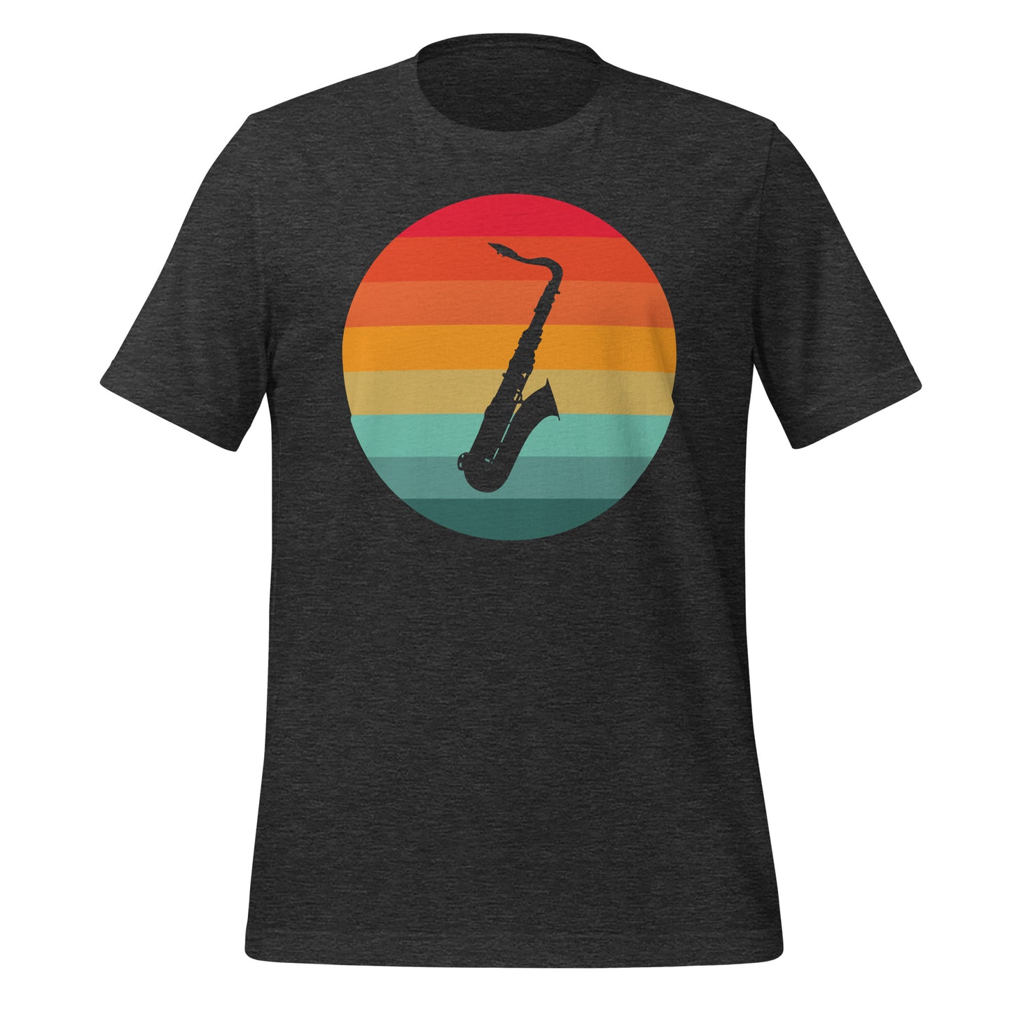Camiseta con serenata de saxofón al atardecer