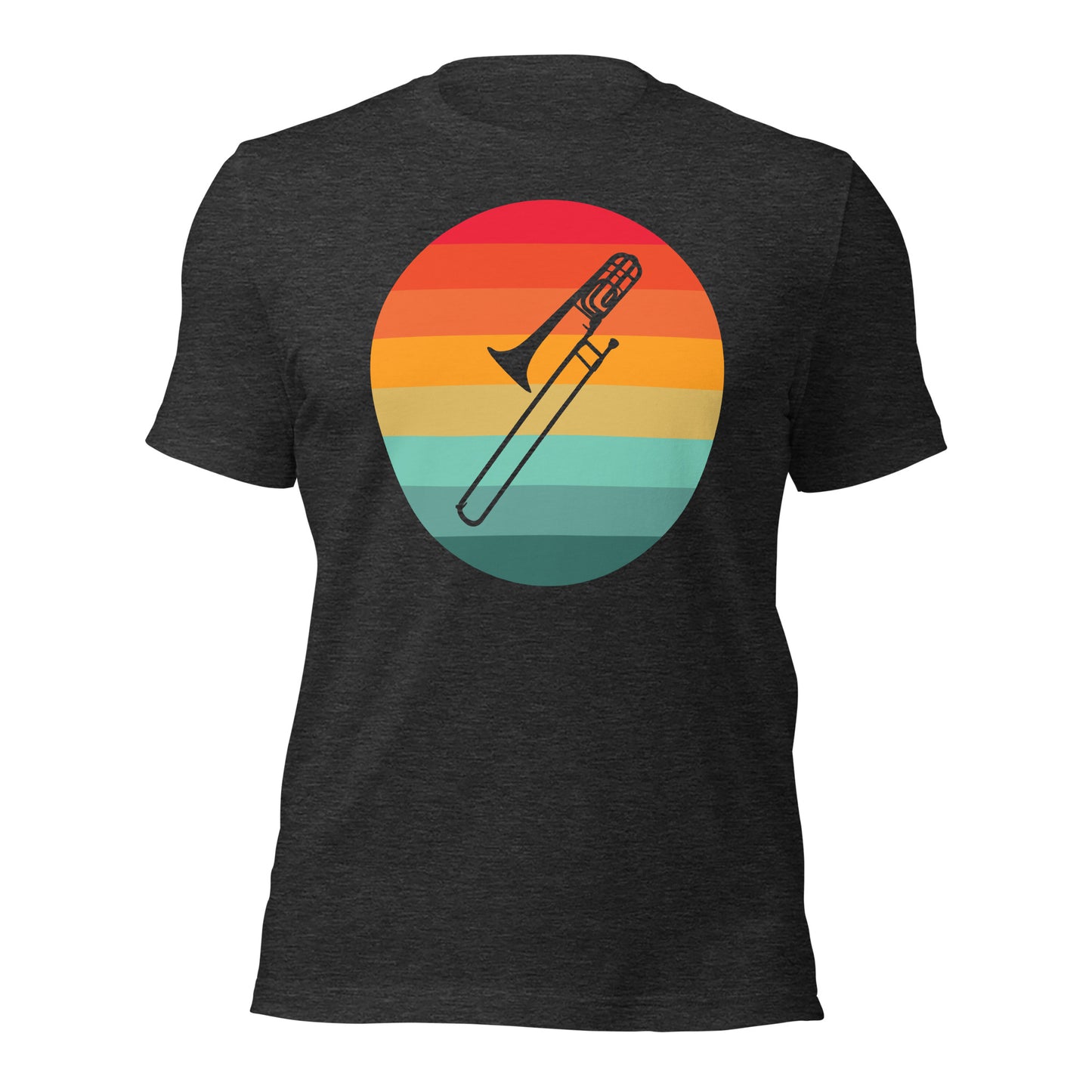 Camisa con serenata de trombón al atardecer
