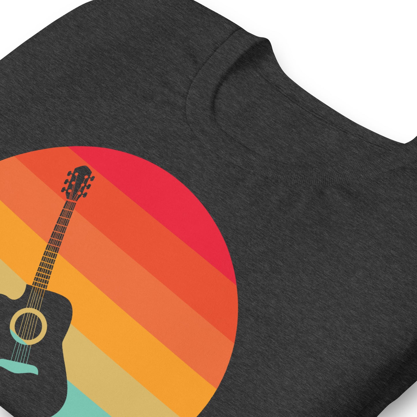Camiseta con serenata de guitarra al atardecer