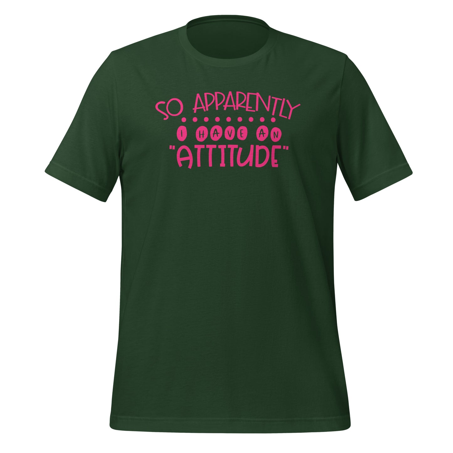 Entonces, aparentemente tengo una camiseta gráfica de actitud