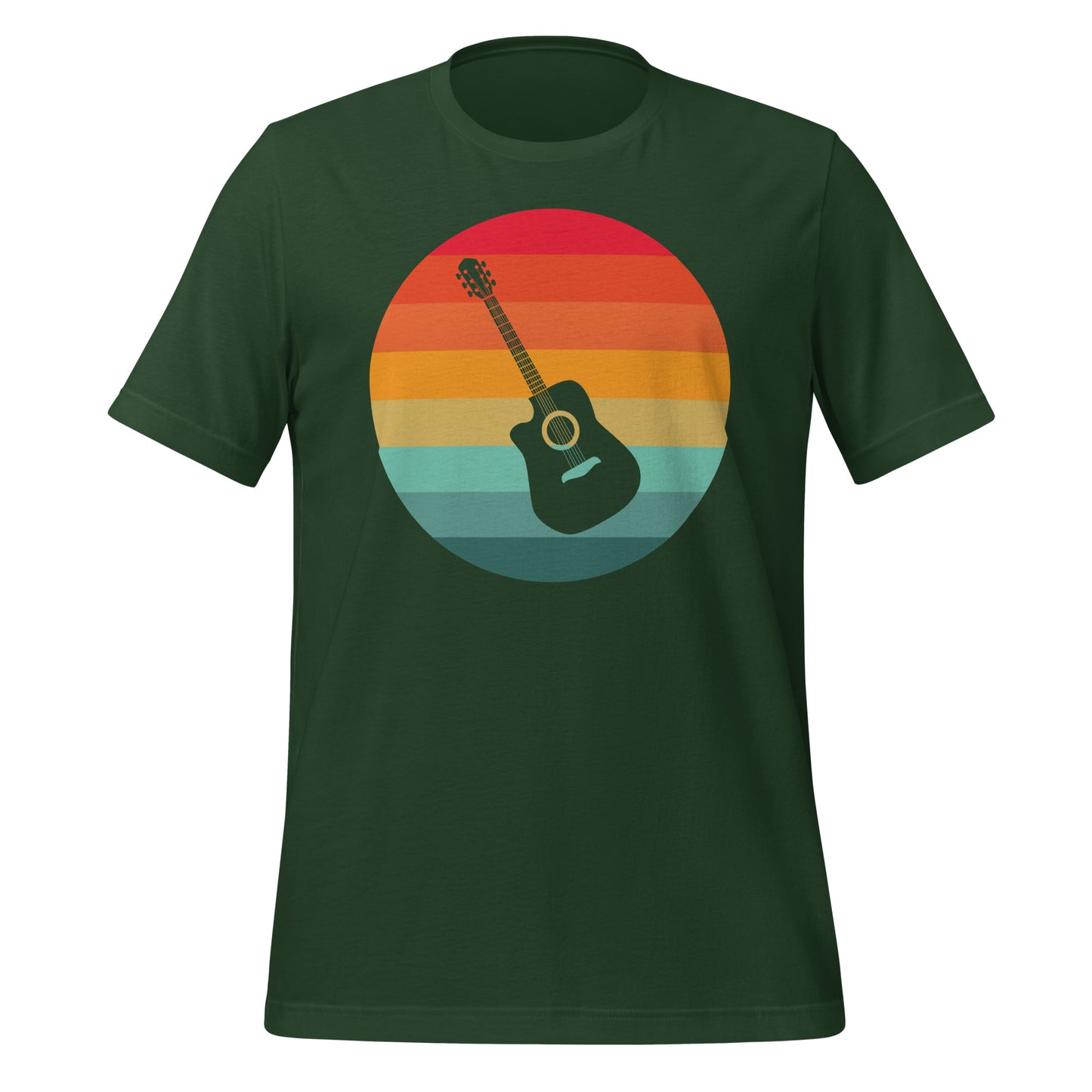 Camiseta con serenata de guitarra al atardecer