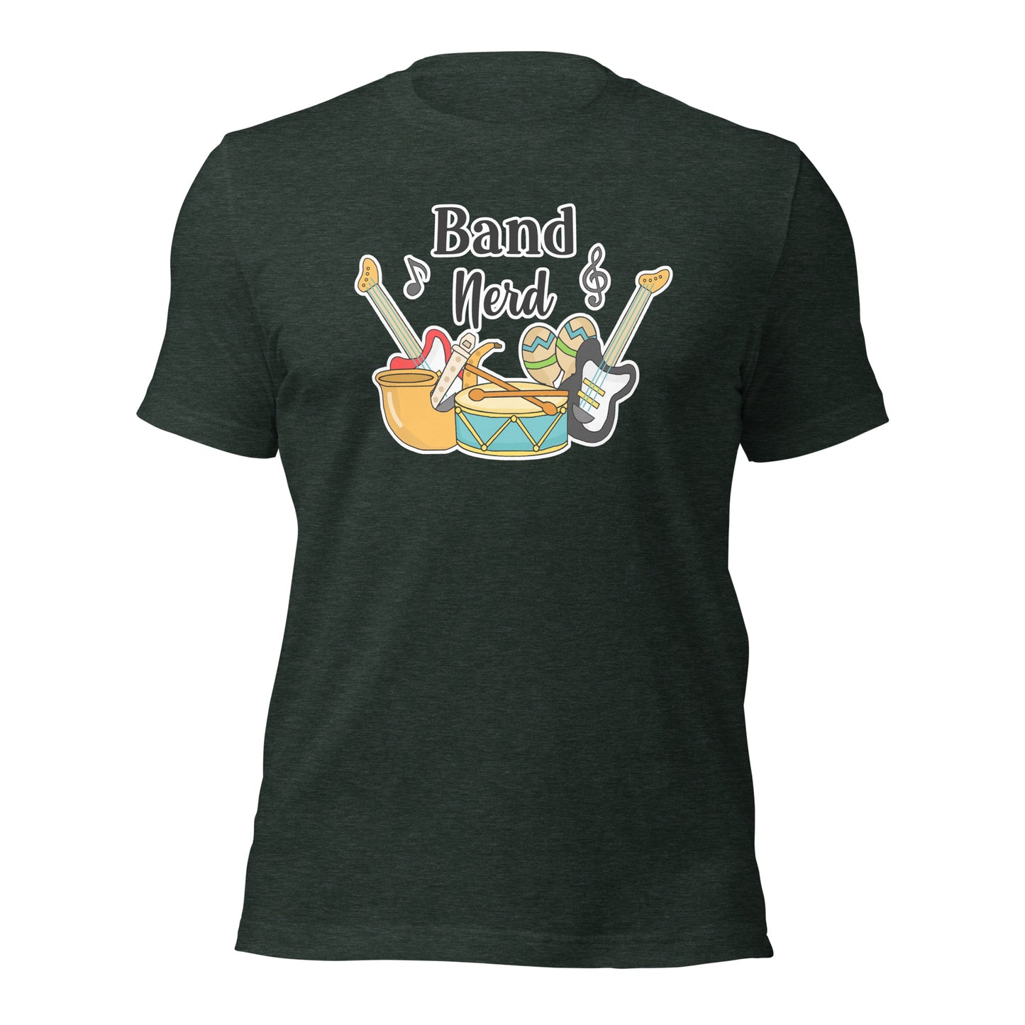 Camiseta de nerd de banda