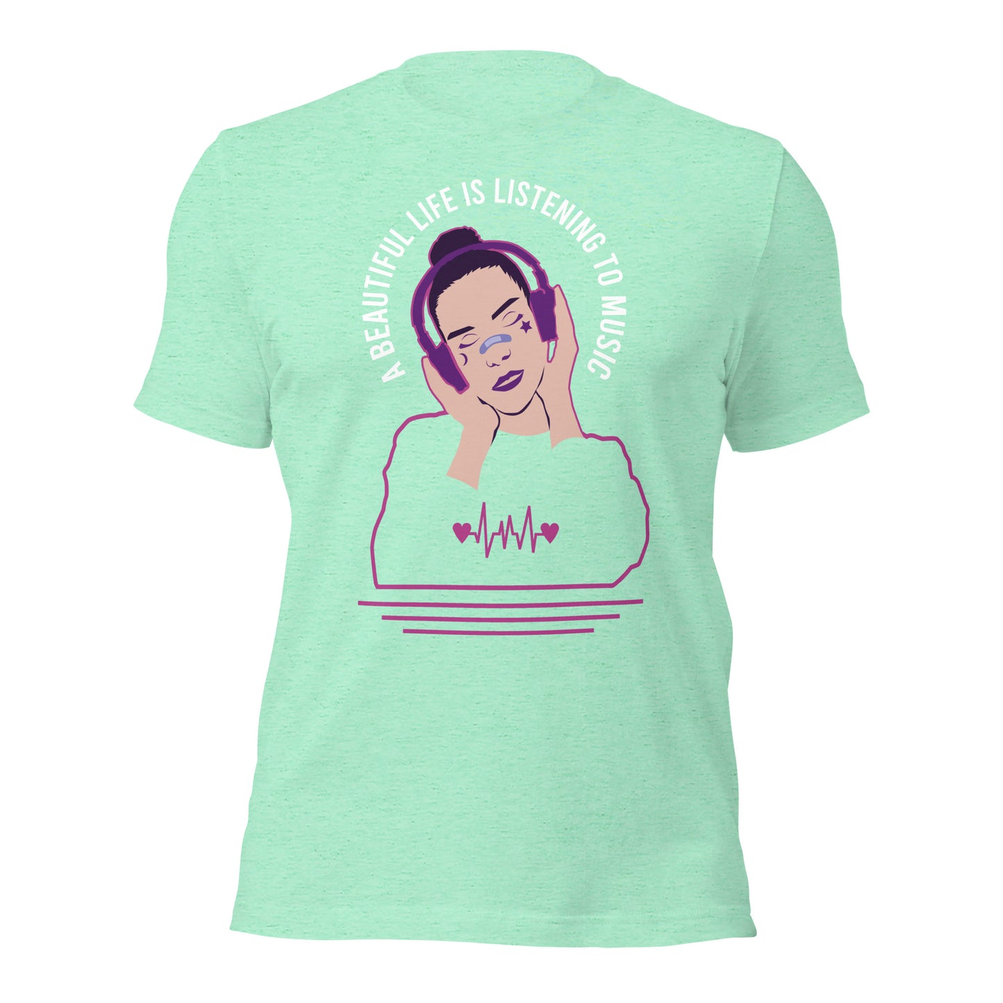 A Beautiful Life is Listening to Music T-shirt