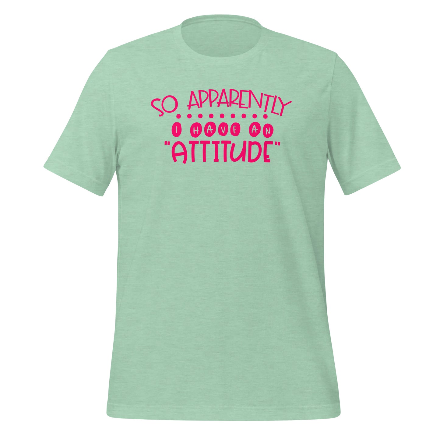 Entonces, aparentemente tengo una camiseta gráfica de actitud