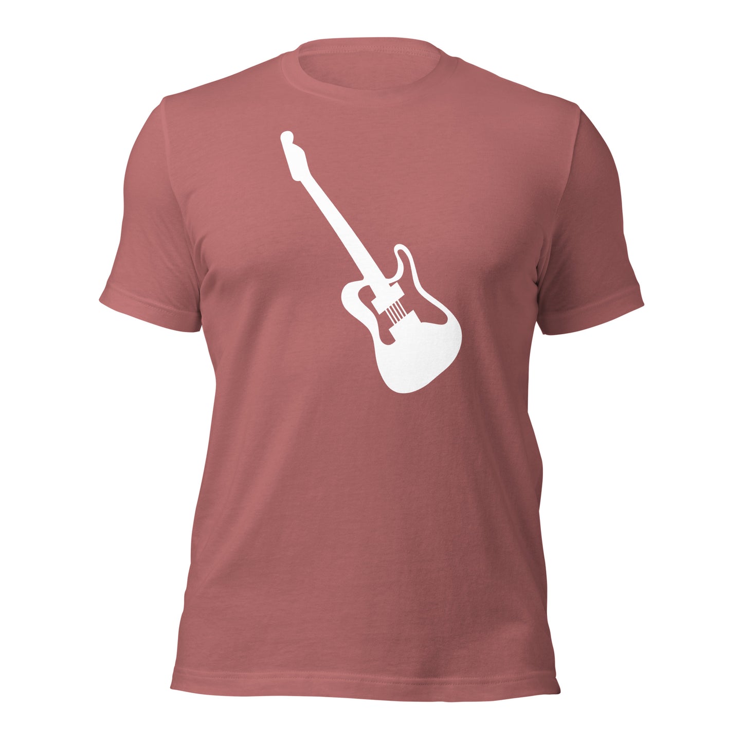 Camiseta para entusiastas de la guitarra eléctrica de cuerpo sólido